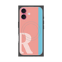 プレミアムパネル with MagSafe［ オリジナル - initial color line - R pink ］