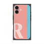 プレミアムパネル with MagSafe［ オリジナル - initial color line - R pink ］