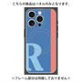プレミアムパネル with MagSafe［ オリジナル - initial color line - R blue ］