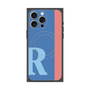 プレミアムパネル with MagSafe［ オリジナル - initial color line - R blue ］
