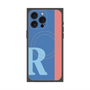 プレミアムパネル with MagSafe［ オリジナル - initial color line - R blue ］