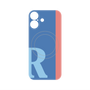 プレミアムパネル with MagSafe［ オリジナル - initial color line - R blue ］