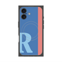 プレミアムパネル with MagSafe［ オリジナル - initial color line - R blue ］