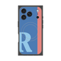プレミアムパネル with MagSafe［ オリジナル - initial color line - R blue ］