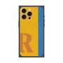 プレミアムパネル with MagSafe［ オリジナル - initial color line - R orange ］