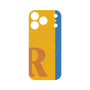 プレミアムパネル with MagSafe［ オリジナル - initial color line - R orange ］