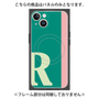 プレミアムパネル with MagSafe［ オリジナル - initial color line - R green ］
