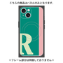 プレミアムパネル with MagSafe［ オリジナル - initial color line - R green ］