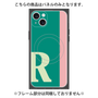 プレミアムパネル with MagSafe［ オリジナル - initial color line - R green ］