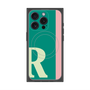 プレミアムパネル with MagSafe［ オリジナル - initial color line - R green ］