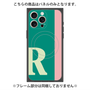 プレミアムパネル with MagSafe［ オリジナル - initial color line - R green ］