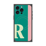 プレミアムパネル with MagSafe［ オリジナル - initial color line - R green ］
