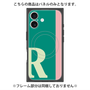 プレミアムパネル with MagSafe［ オリジナル - initial color line - R green ］