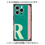 プレミアムパネル with MagSafe［ オリジナル - initial color line - R green ］