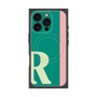 プレミアムパネル with MagSafe［ オリジナル - initial color line - R green ］