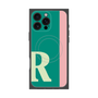 プレミアムパネル with MagSafe［ オリジナル - initial color line - R green ］