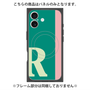 プレミアムパネル with MagSafe［ オリジナル - initial color line - R green ］