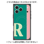 プレミアムパネル with MagSafe［ オリジナル - initial color line - R green ］