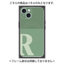 プレミアムパネル with MagSafe［ オリジナル - initial two tone - R green ］