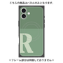 プレミアムパネル with MagSafe［ オリジナル - initial two tone - R green ］