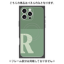 プレミアムパネル with MagSafe［ オリジナル - initial two tone - R green ］