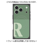 プレミアムパネル with MagSafe［ オリジナル - initial two tone - R green ］