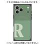 プレミアムパネル with MagSafe［ オリジナル - initial two tone - R green ］