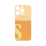 プレミアムパネル with MagSafe［ オリジナル - initial two tone - S orange ］