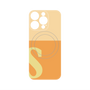 プレミアムパネル with MagSafe［ オリジナル - initial two tone - S orange ］
