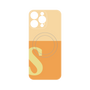 プレミアムパネル with MagSafe［ オリジナル - initial two tone - S orange ］