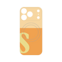 プレミアムパネル with MagSafe［ オリジナル - initial two tone - S orange ］