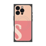 プレミアムパネル with MagSafe［ オリジナル - initial two tone - S pink ］