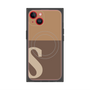プレミアムパネル with MagSafe［ オリジナル - initial two tone - S brown ］