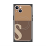 プレミアムパネル with MagSafe［ オリジナル - initial two tone - S brown ］