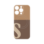プレミアムパネル with MagSafe［ オリジナル - initial two tone - S brown ］