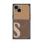 プレミアムパネル with MagSafe［ オリジナル - initial two tone - S brown ］