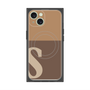 プレミアムパネル with MagSafe［ オリジナル - initial two tone - S brown ］