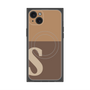 プレミアムパネル with MagSafe［ オリジナル - initial two tone - S brown ］