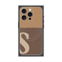 プレミアムパネル with MagSafe［ オリジナル - initial two tone - S brown ］
