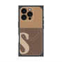 プレミアムパネル with MagSafe［ オリジナル - initial two tone - S brown ］
