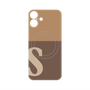 プレミアムパネル with MagSafe［ オリジナル - initial two tone - S brown ］