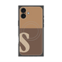 プレミアムパネル with MagSafe［ オリジナル - initial two tone - S brown ］