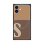プレミアムパネル with MagSafe［ オリジナル - initial two tone - S brown ］