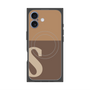 プレミアムパネル with MagSafe［ オリジナル - initial two tone - S brown ］