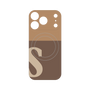 プレミアムパネル with MagSafe［ オリジナル - initial two tone - S brown ］