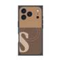 プレミアムパネル with MagSafe［ オリジナル - initial two tone - S brown ］