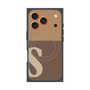プレミアムパネル with MagSafe［ オリジナル - initial two tone - S brown ］
