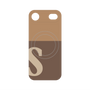 プレミアムパネル with MagSafe［ オリジナル - initial two tone - S brown ］