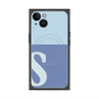 プレミアムパネル with MagSafe［ オリジナル - initial two tone - S blue ］
