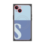 プレミアムパネル with MagSafe［ オリジナル - initial two tone - S blue ］